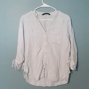 BOGO free [Zara] linen blouse